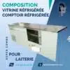 vitrine comptoir réfrigérée